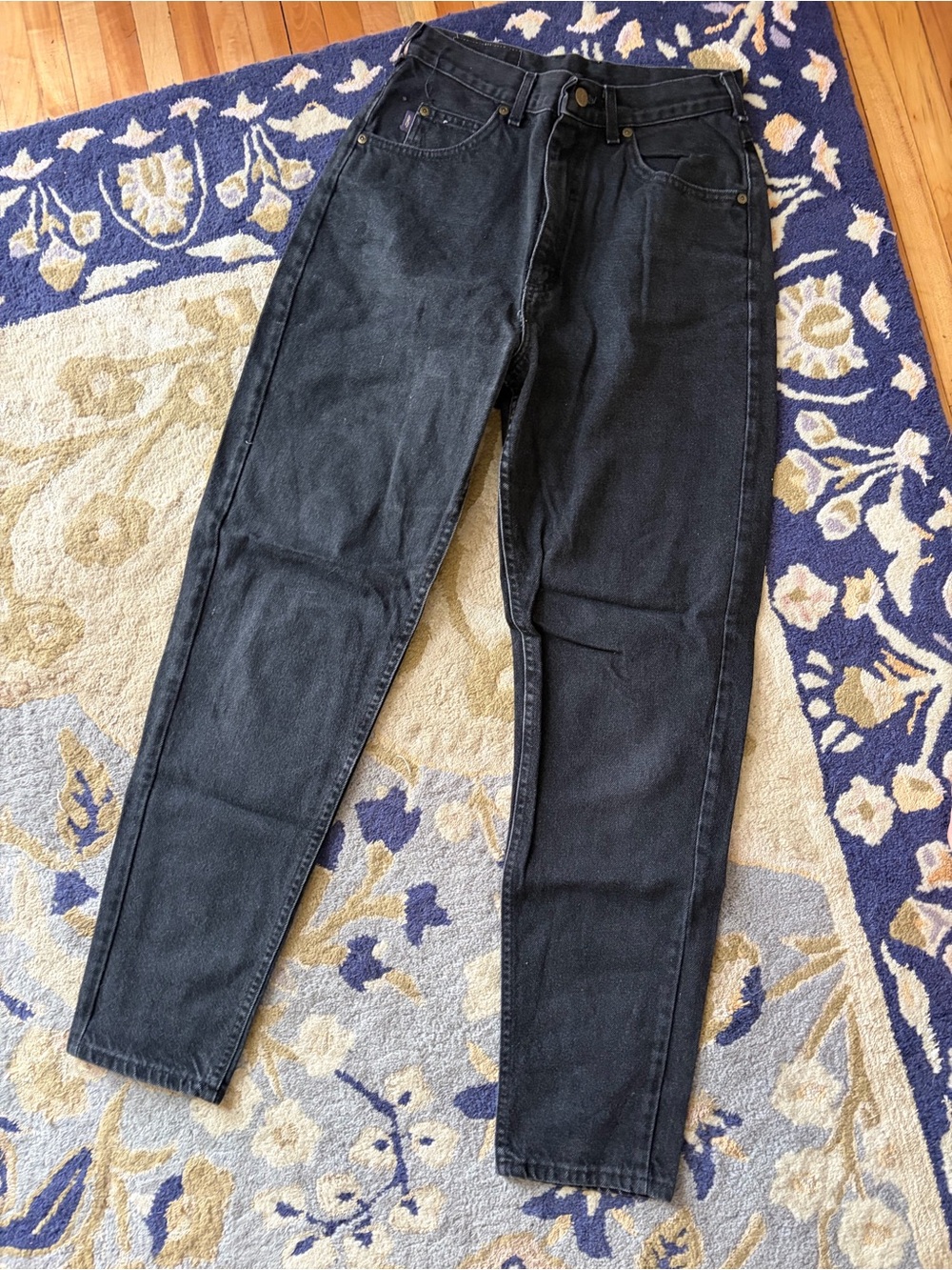 Riders 90s Women's Black Straight Leg Jeans
